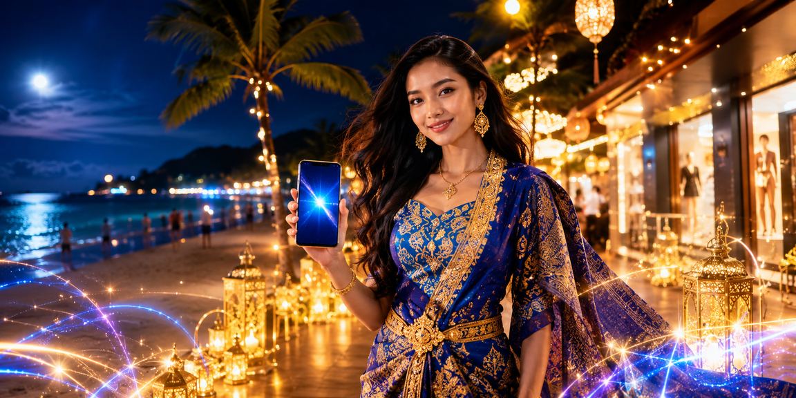 Pengguna Langkawi menggunakan aplikasi kasino mudah alih 4dpredict pada telefon pintar Android